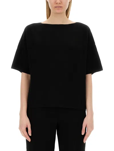 Fabiana Filippi Cotton T-shirt In Black