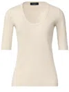 Fabiana Filippi Cotton T-shirt In Neutral