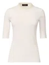 Fabiana Filippi Fitted Cotton Top Ribbed Texture In Multi