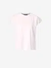 Fabiana Filippi Cotton Tulle T-shirt In White