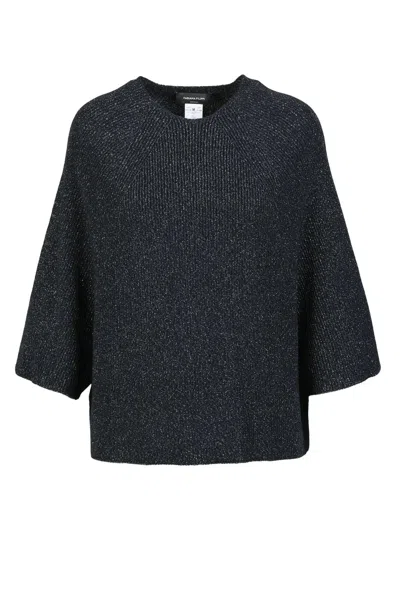 Fabiana Filippi Cotton Viscose Polyester Sweater - Black