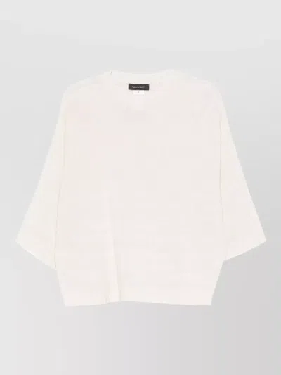 FABIANA FILIPPI COZY KNIT SWEATER FEATURING DROPPED SHOULDERS