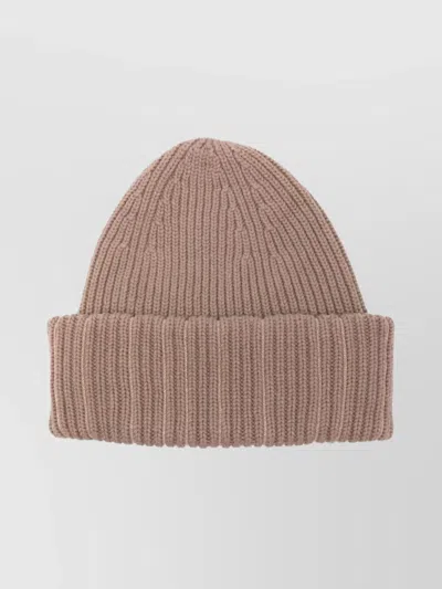 Fabiana Filippi Cozy Ribbed Knit Fold-over Cuff Hat