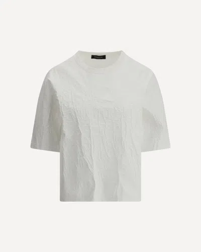 Fabiana Filippi Crackle T-shirt In White