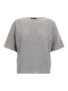 Fabiana Filippi Shiny Cotton Sweater Sweaters And Cardigans Gray