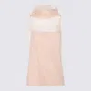 Fabiana Filippi Cream Cotton Top In Powder