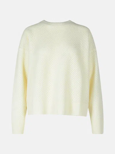 Fabiana Filippi Cream Wool Blend Sweater