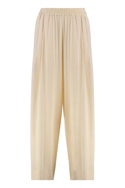 Fabiana Filippi Crêpe Trousers In Green