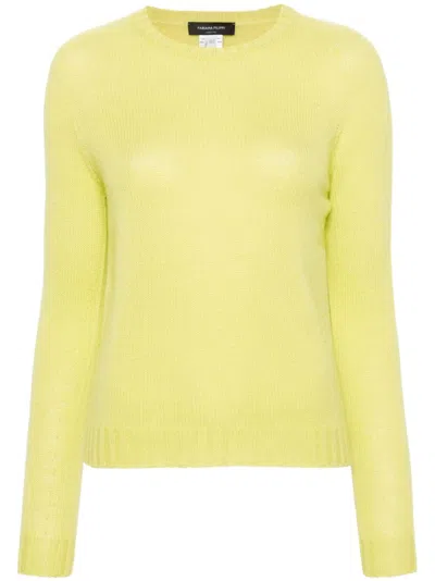 Fabiana Filippi Kaschmirpullover Mit Rundem Ausschnitt In Lime