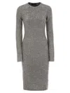 Fabiana Filippi Women's Crew-neck Dress With Micro Sequins