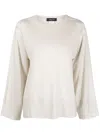 Fabiana Filippi Crew-neck Jumper In Silber