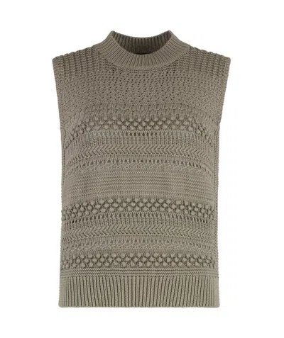 FABIANA FILIPPI FABIANA FILIPPI SLEEVELESS KNITTED TOP