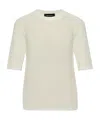 Fabiana Filippi Fitted Cotton Top Ribbed Texture