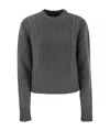 Fabiana Filippi Platinum Fisherman Jersey With Lurex In Black