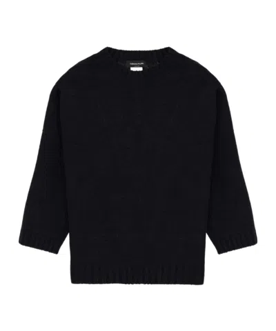 Fabiana Filippi Crew-neck Sweatshirt In Black