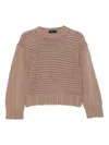 Fabiana Filippi Crew-neck Sweater In Blue