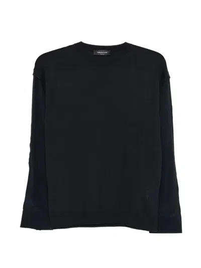 Fabiana Filippi Crew Neck Sweater In Black