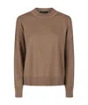 Fabiana Filippi Sweaters Corteccia In Brown