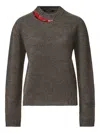 Fabiana Filippi Crew-neck Sweater In Gray
