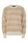 Fabiana Filippi Crew-neck Sweater In Wool And Cotton