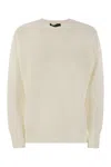 Fabiana Filippi Crew-neck Sweater In Wool And Cotton