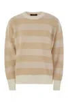 Fabiana Filippi Crew-neck Sweater In Wool And Cotton
