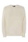 Fabiana Filippi Crew-neck Sweater In Wool And Cotton