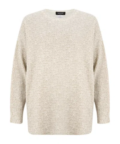 Fabiana Filippi Crew Neck Sweater In Neutral