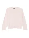 Fabiana Filippi Crew-neck Sweater In Pink