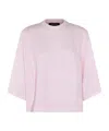 Fabiana Filippi Short Sleeve Top Raglan Design In Pink
