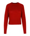 Fabiana Filippi Crew Neck Sweater In Red