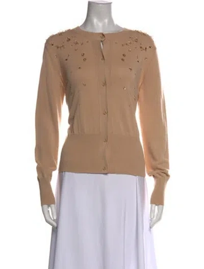 Pre-owned Fabiana Filippi Crew Neck Sweater W/ Tags In Neutral