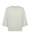 Fabiana Filippi Crew Neck Sweater In White