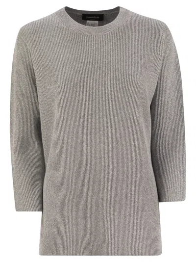 FABIANA FILIPPI FABIANA FILIPPI CREW NECK SWEATER WITH LUREX