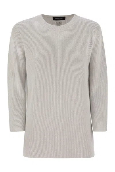 FABIANA FILIPPI FABIANA FILIPPI CREW-NECK SWEATER WITH LUREX