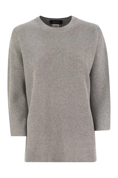 FABIANA FILIPPI FABIANA FILIPPI CREW-NECK SWEATER WITH LUREX