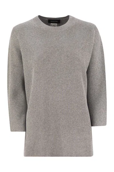 FABIANA FILIPPI FABIANA FILIPPI CREW-NECK SWEATER WITH LUREX