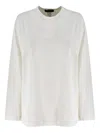 Fabiana Filippi Crew-neck T-shirt In White