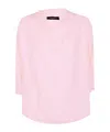 Fabiana Filippi Crew Neck Top In Pink