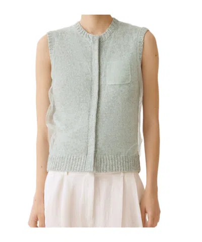 Fabiana Filippi Crew Neck Vest In Green