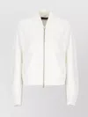 Fabiana Filippi Crew Neckline Elastic Cuffs Front Pockets In White