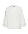 Fabiana Filippi Crewneck Plain Long-sleeved Top In White