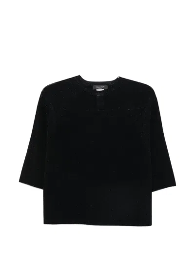 Fabiana Filippi Crew-neck Sweater In Black