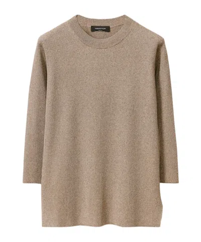 FABIANA FILIPPI FABIANA FILIPPI LUREX-DETAILED CREWNECK JUMPER