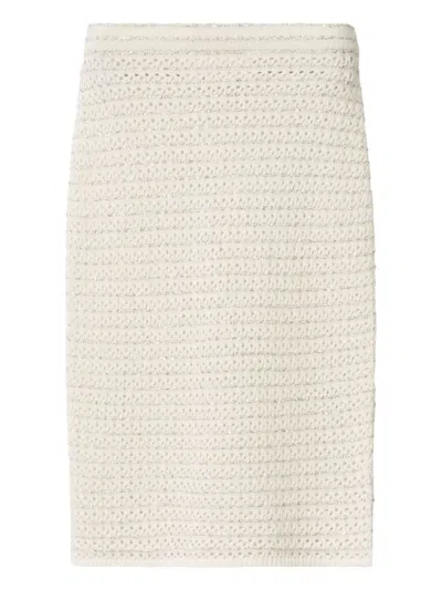 Fabiana Filippi White Clothing Skirts In Neutral