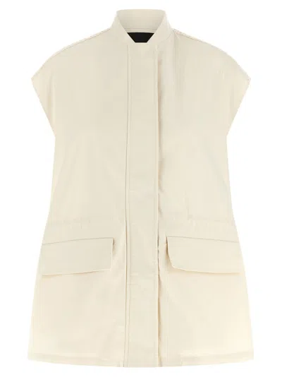 Fabiana Filippi Crochet Vest In Neutral