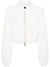 Fabiana Filippi Insert Bomber Jacket Puffer Jackets White In White