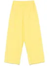 Fabiana Filippi Cropped Palazzo Trousers In Yellow
