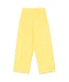 Fabiana Filippi Cropped Palazzo Trousers In Yellow