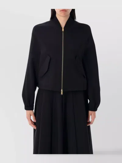 Fabiana Filippi Cropped Scuba Windbreaker Jacket